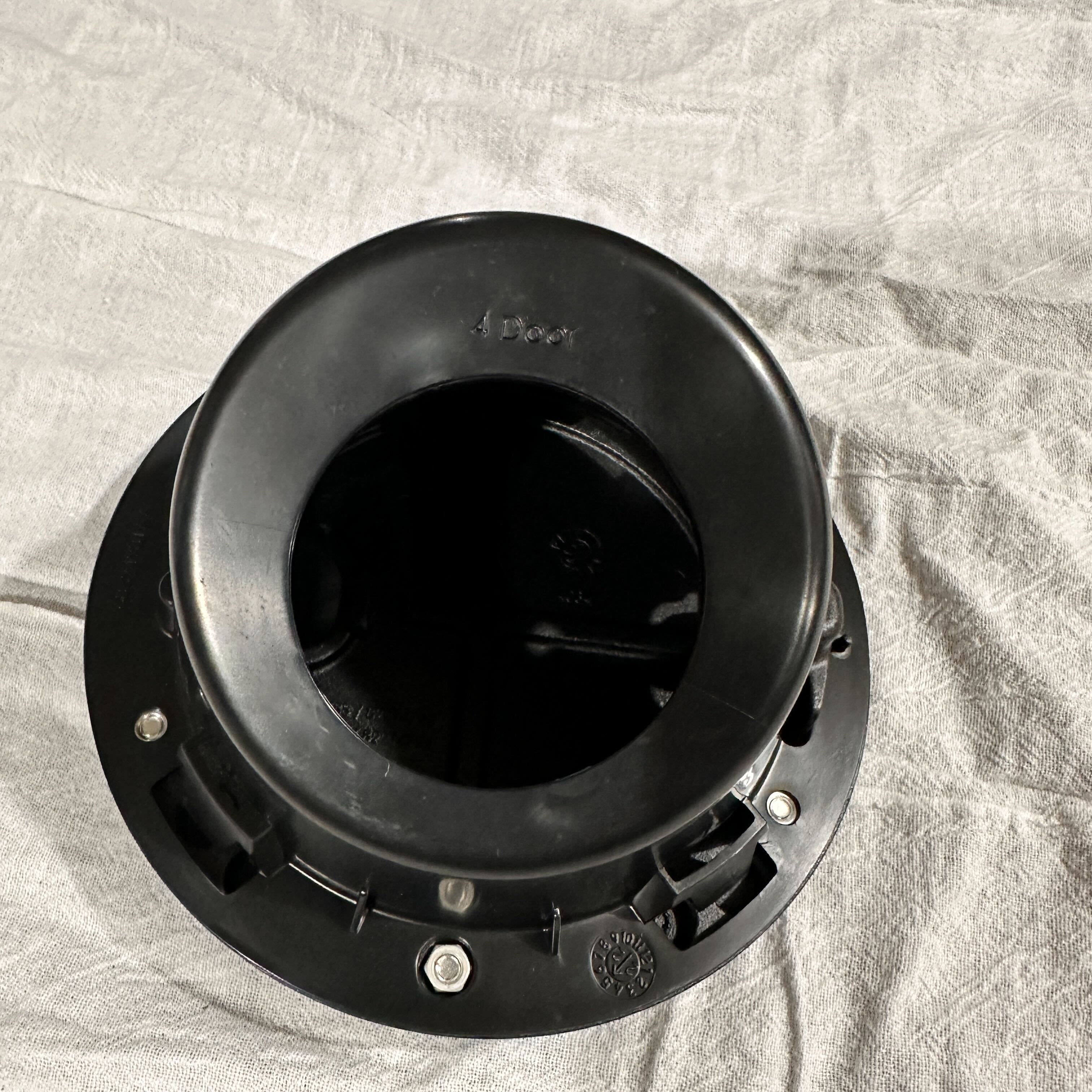 Mopar 2011-2018 Jeep Wrangler Fuel Door OEM 68394981AA Black Powder Coat - Image 8