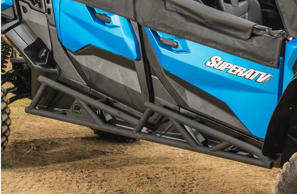 SuperATV Heavy Duty Nerf Bars For Can-Am Commander Max 1000R 2021+ - Image 4