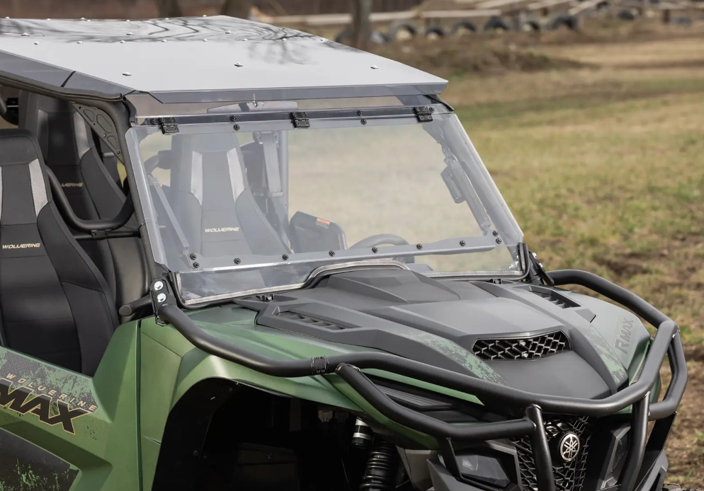 SuperATV Power Flip Windshield For Yamaha Wolverine RMAX 2021+ - Image 5