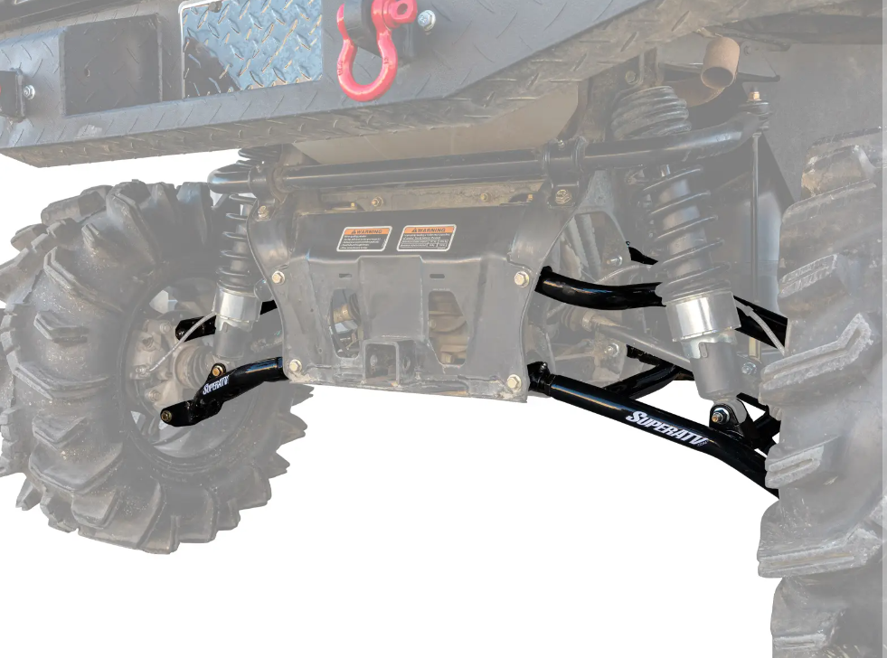 SuperATV 2 Inch Rear Offset A-Arms For Can-Am Defender HD10 - Image 3