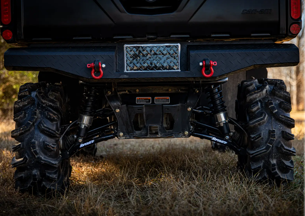 SuperATV 2 Inch Rear Offset A-Arms For Can-Am Defender HD10 - Image 4