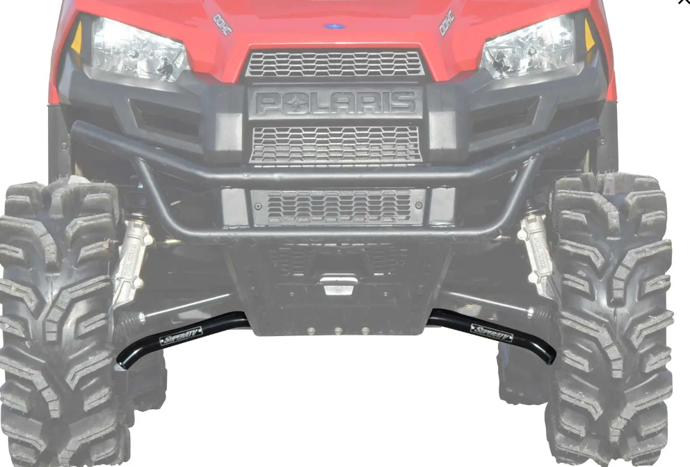 SuperATV High Clearance A-Arms Polaris Ranger Midsize EV High Clearance A-Arms