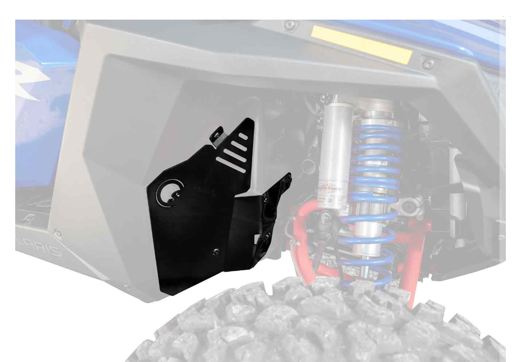 SuperATV Inner Fender Guards For Polaris Turbo R / Pro XP/ Pro R - Image 5