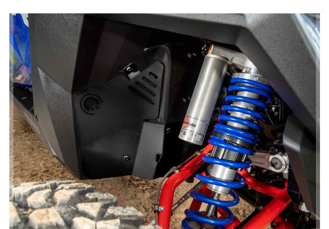 SuperATV Inner Fender Guards For Polaris Turbo R / Pro XP/ Pro R - Image 3