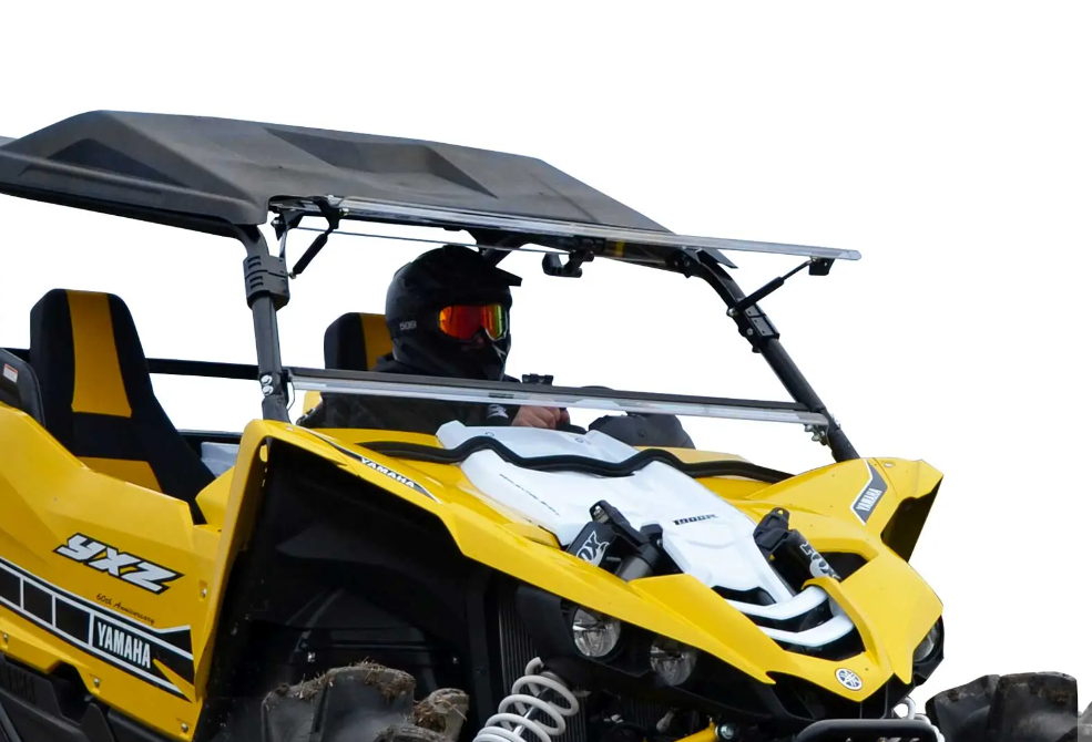 SuperATV Scratch Resistant Flip Windshield For Yamaha YXZ 2016-2018 - Image 7
