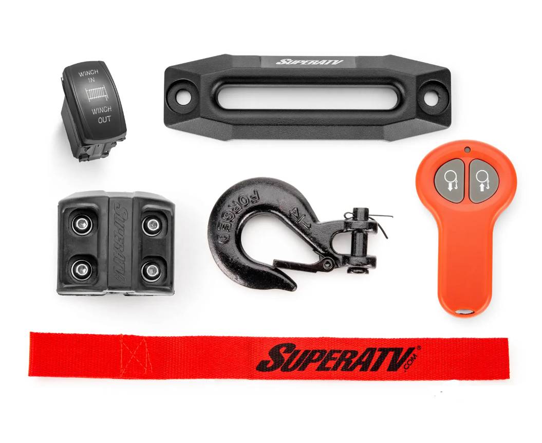 SuperATV Ready Fit 6000 lb Winch For Honda Pioneer 1000 - Image 5