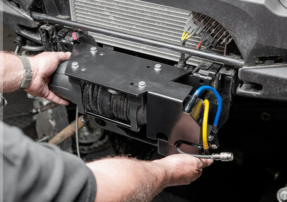 SuperATV Ready Fit 6000 lb Winch For Honda Pioneer 1000 - Image 3