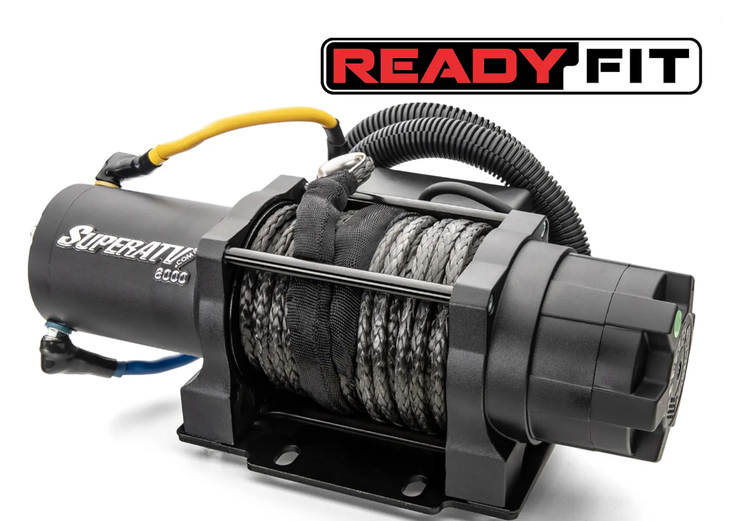 SuperATV Ready Fit 6000 lb Winch For Honda Pioneer 1000