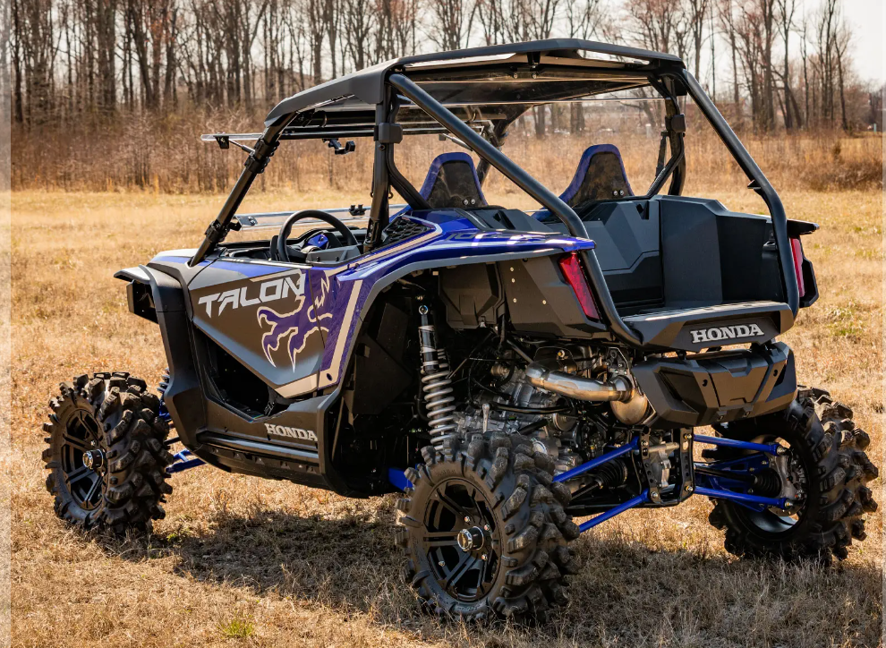 SuperATV Clear Rear Windshield For Honda Talon 1000 R/X - Image 4