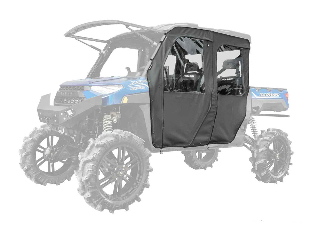 SuperATV Primal Soft Cab Enclosure For Polaris Ranger XP 1000 Crew