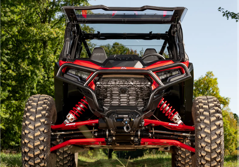 SuperATV Maxdrive Power Flip Windshield For Polaris RZR XP - Image 3