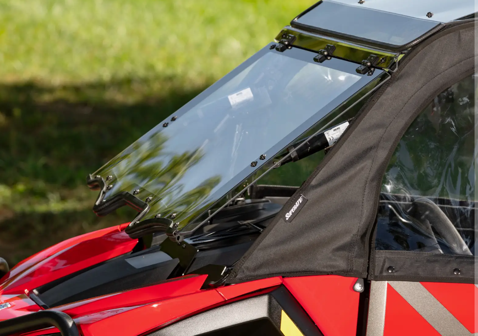 SuperATV Maxdrive Power Flip Windshield For Polaris RZR XP - Image 4
