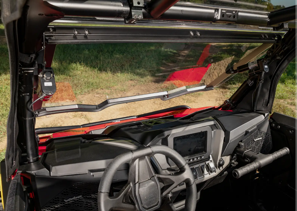 SuperATV Maxdrive Power Flip Windshield For Polaris RZR XP - Image 6