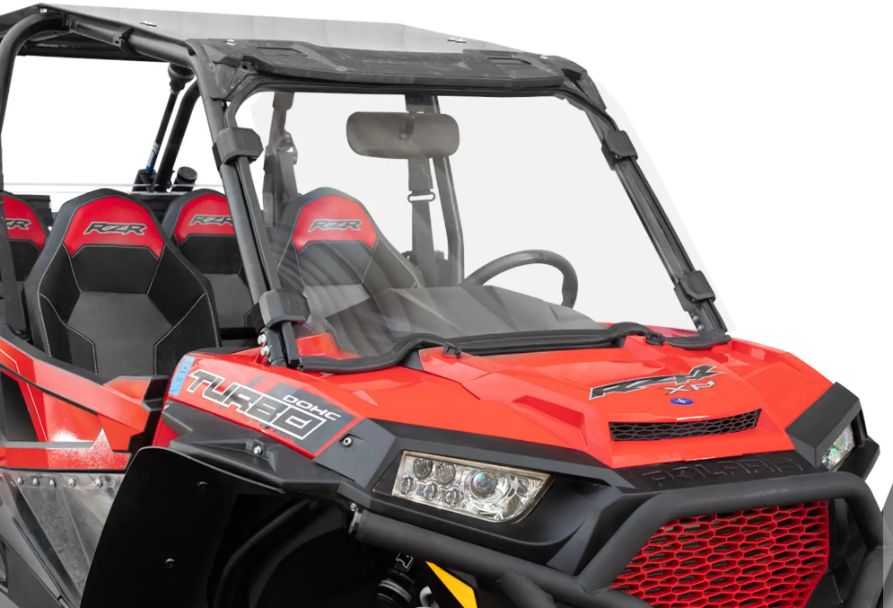 SuperATV Scratch Resistant Full Windshield For Polaris RZR 900