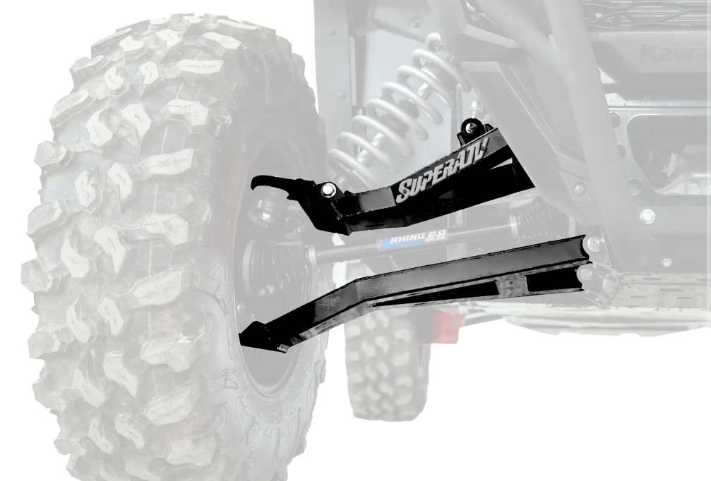 SuperATV 1.5 Inch Forward Offset Boxed A-Arms For Kawasaki Teryx KRX