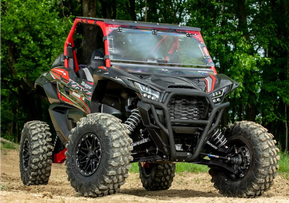 SuperATV 1.5 Inch Forward Offset Boxed A-Arms For Kawasaki Teryx KRX - Image 2