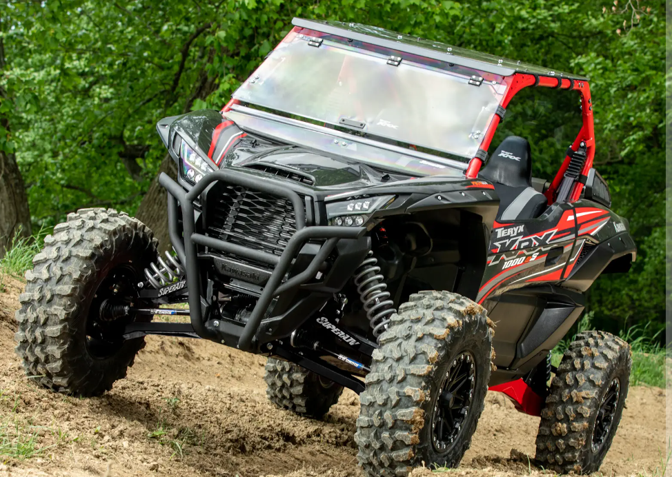 SuperATV 1.5 Inch Forward Offset Boxed A-Arms For Kawasaki Teryx KRX - Image 3