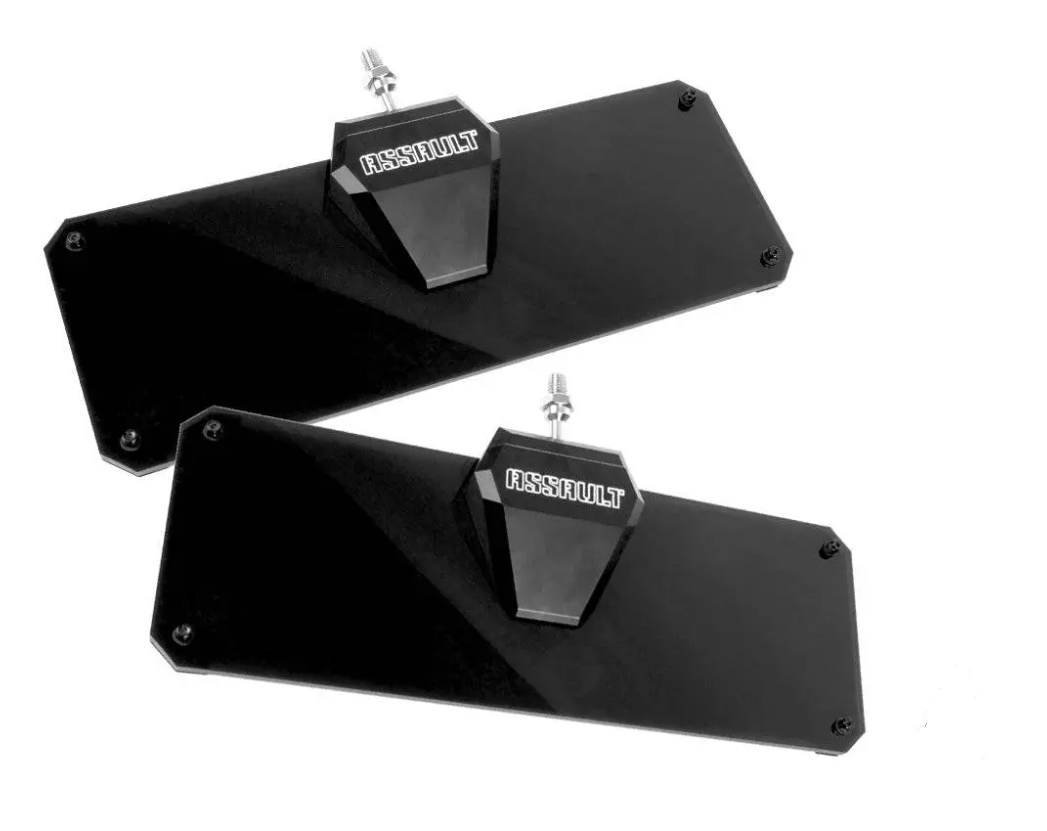 Assault Industries Ghost Tinted Sun Visors for 1.5" Cross Bar (Set of 2)