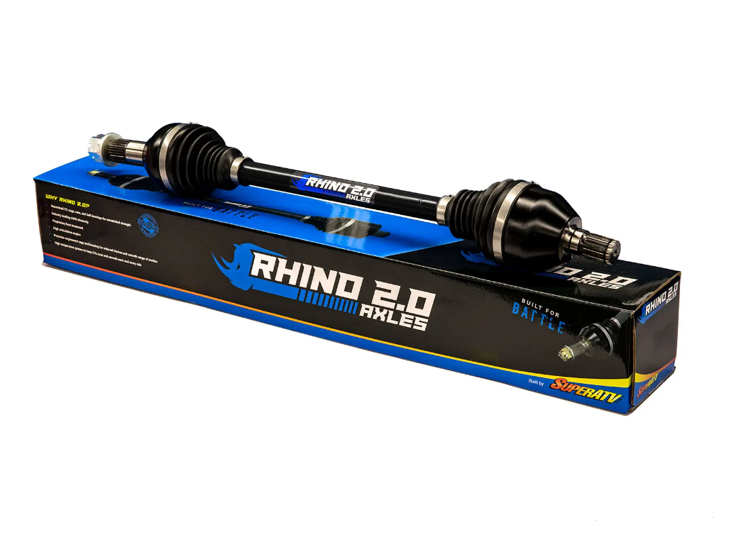 SuperATV Rhino 2.0 Front Left Axle For 72" Can-Am Maverick X3 Non Smart Lock - Image 6