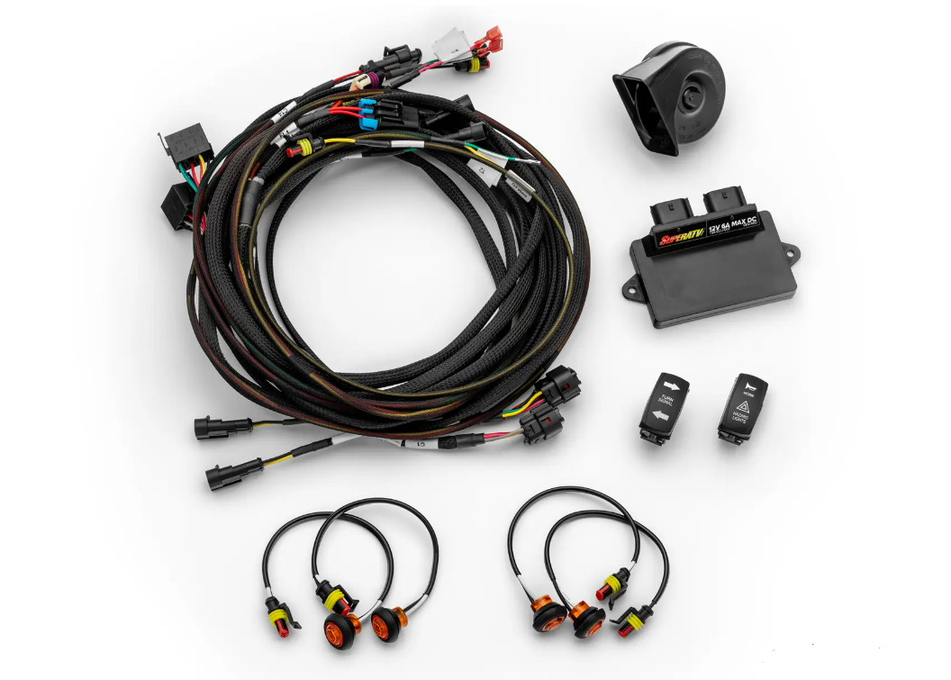 SuperATV Deluxe Self-Canceling Turn Signal Kit For Honda Pioneer 1000 2022+