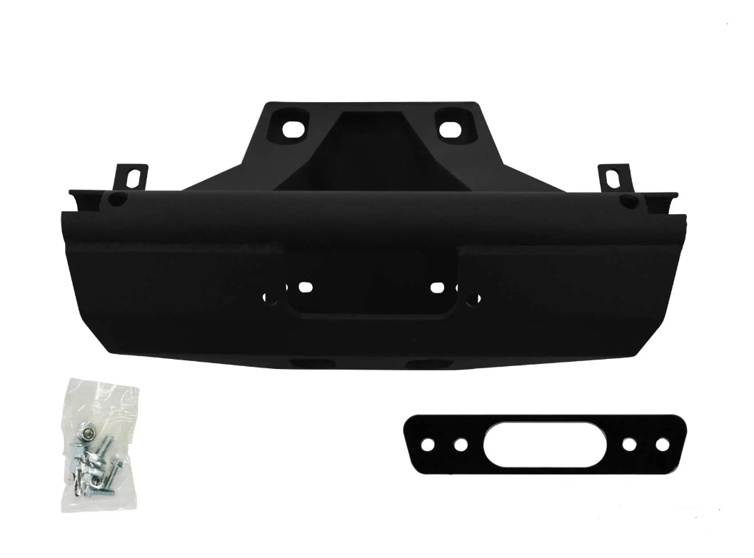 SuperATV Winch Mount Plate Kit For 64"Can-Am Maverick X3