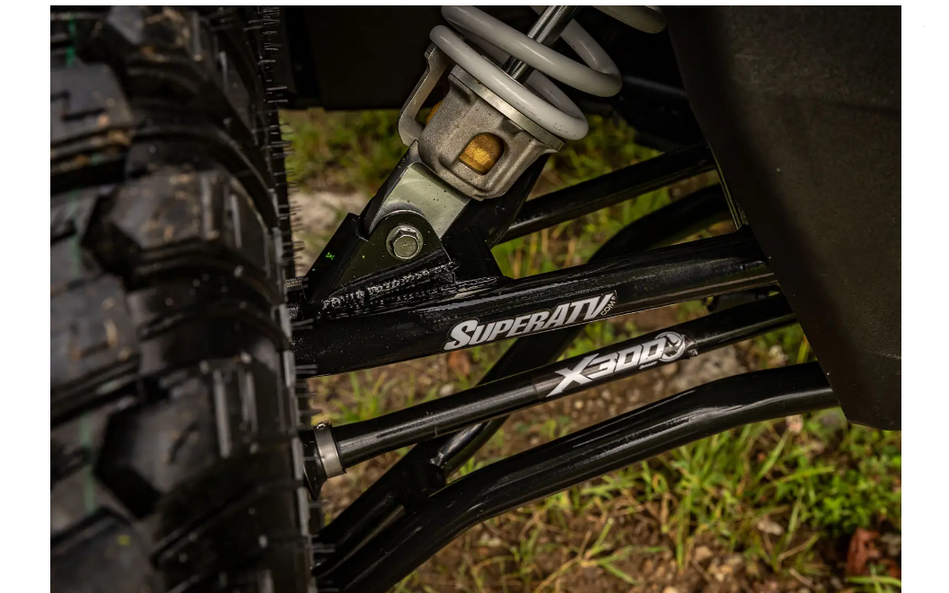 SuperATV High Clearance 2" Forward Offset A-Arms Polaris RZR XP Turbo - Image 4