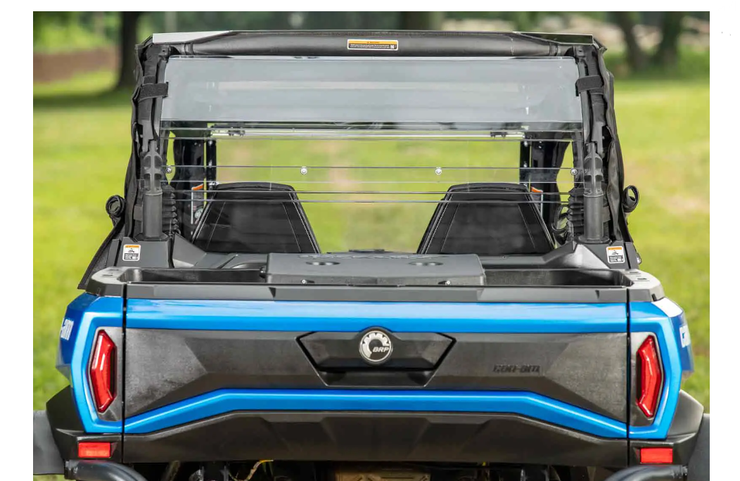 SuperATV Rear Windshield For Can-Am Commander - Image 3