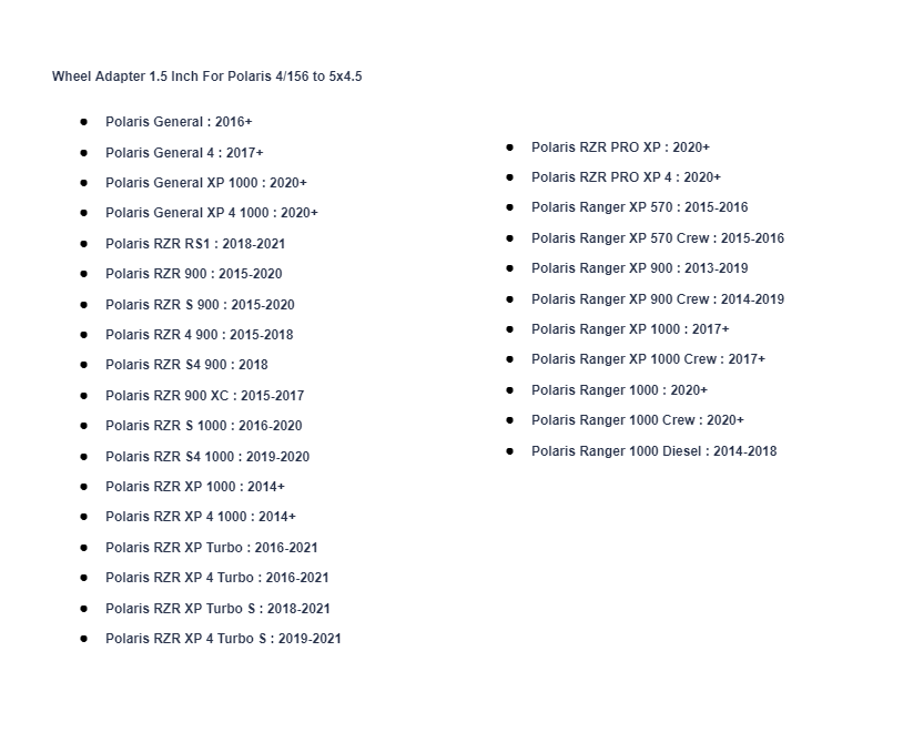 SuperATV Wheel Adapter 1.5 Inch For Polaris 4/156 to 5x4.5 - Image 2