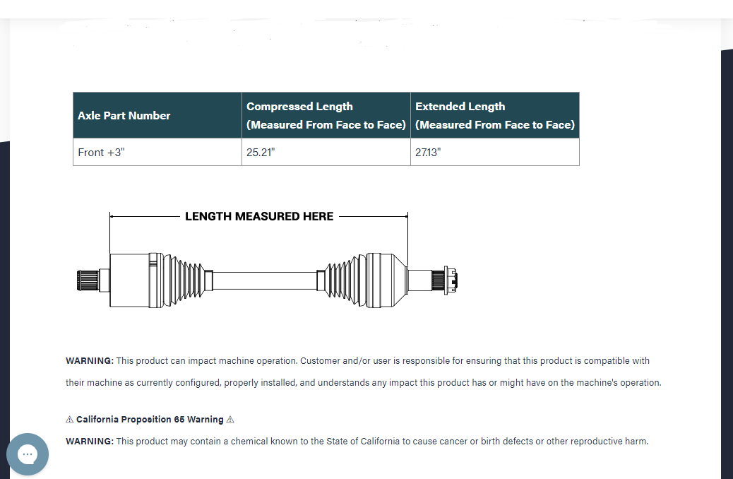 SuperATV Rhino 1.0 Rear Axle For Polaris RZR/ General - Image 2