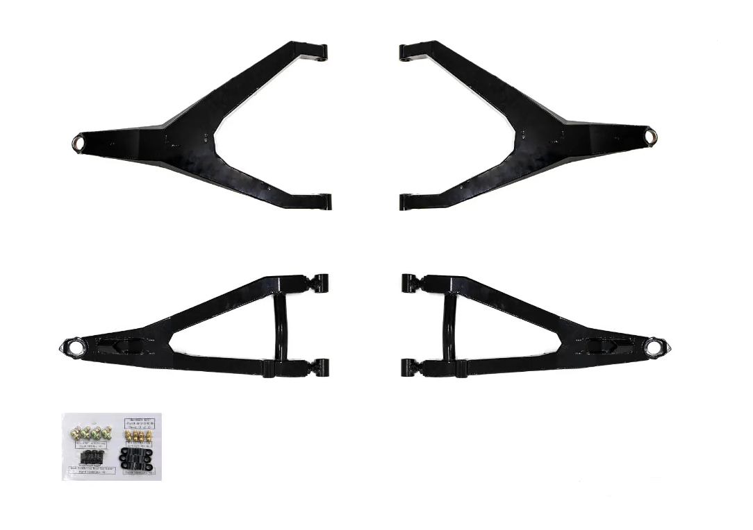 SuperATV High Clearance Boxed Front A-Arms For Can-Am Maverick X3 - Keller Ball Joints