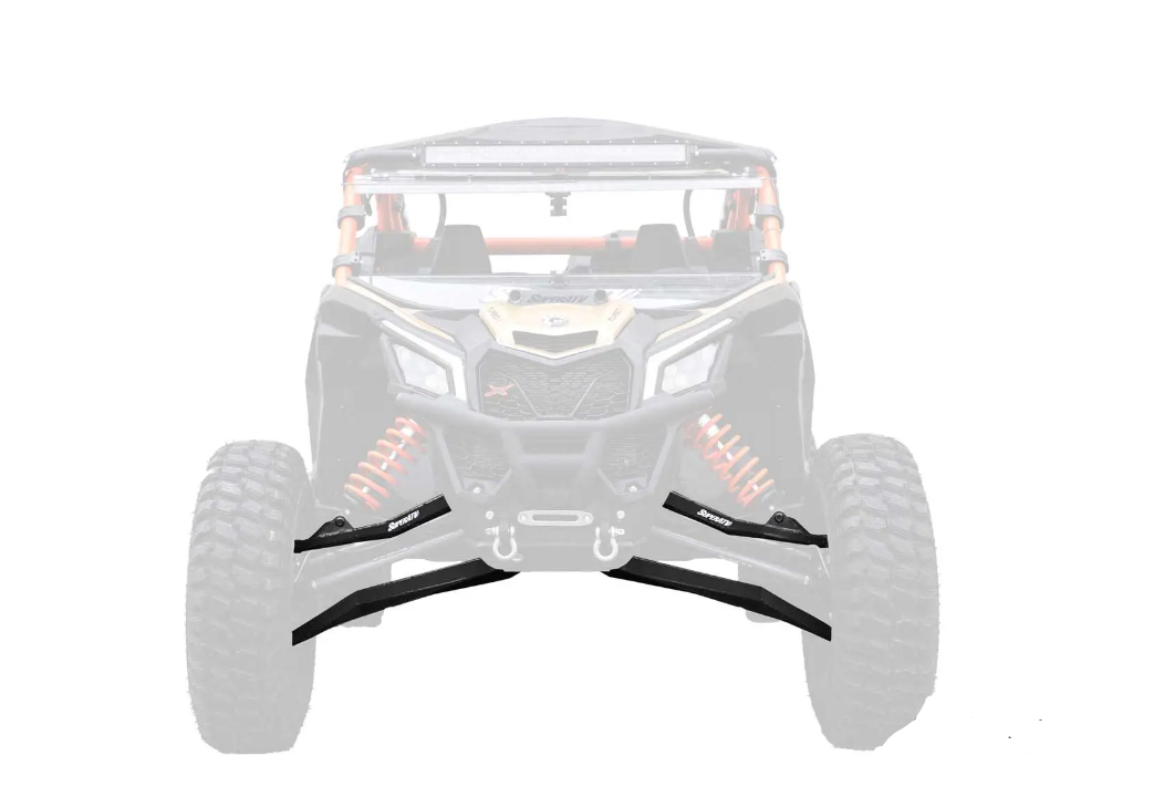 SuperATV High Clearance Boxed Front A-Arms For Can-Am Maverick X3 - Keller Ball Joints - Image 2