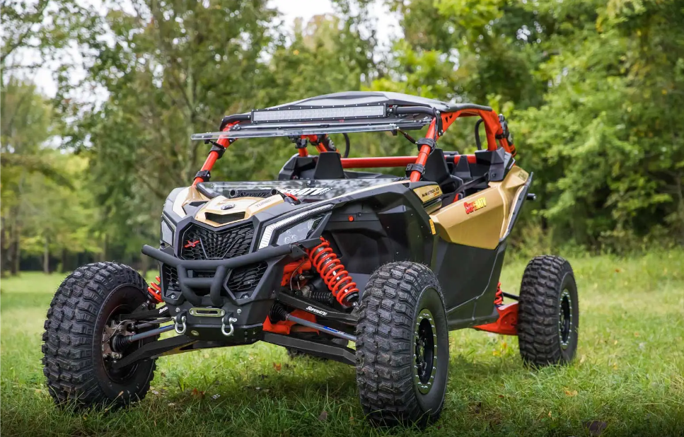 SuperATV High Clearance Boxed Front A-Arms For Can-Am Maverick X3 - Keller Ball Joints - Image 4