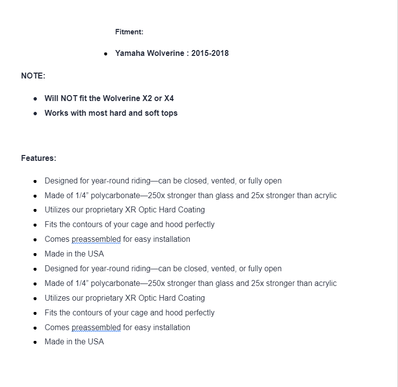 SuperATV Scratch Resistant Flip Windshield For Yamaha Wolverine - Image 6