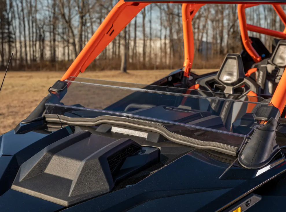 SuperATV Dark Tint Half Windshield For Polaris RZR Pro R / Pro XP/ Turbo R - Image 3