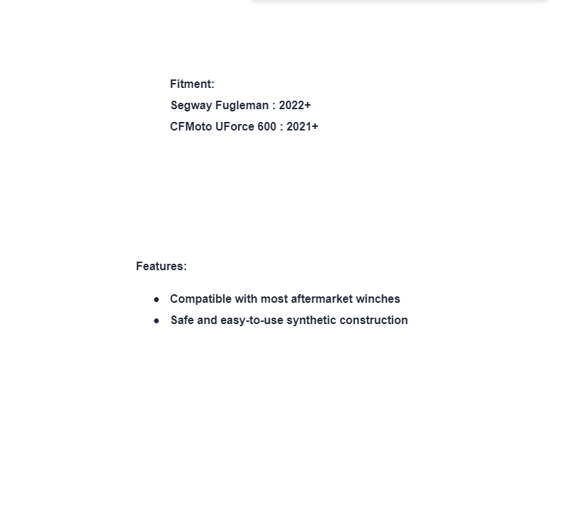 SuperATV 2" Lift Kit For Segway Fugleman / CFMoto UForce 600 - Image 6