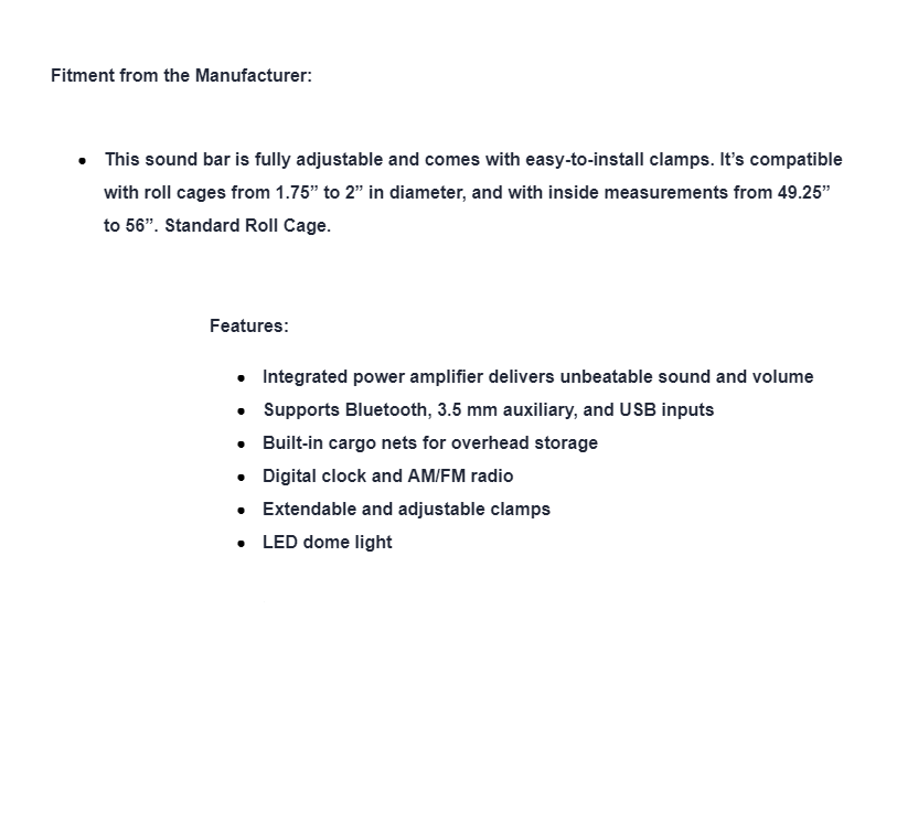 MTX Mudsys46 4 Speaker UTV Sound System For Standard Roll Cage - Image 7