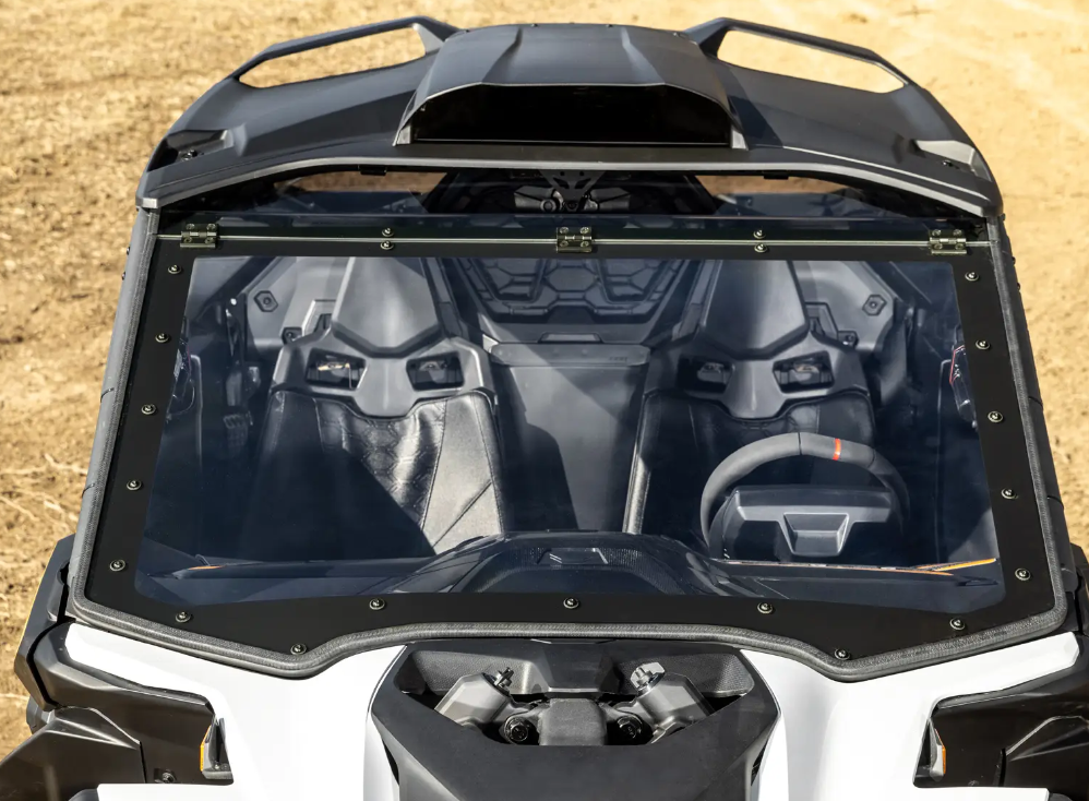 SuperATV Maxdrive Power Flip Windshield For Can-Am Maverick R 2024+ - Image 3