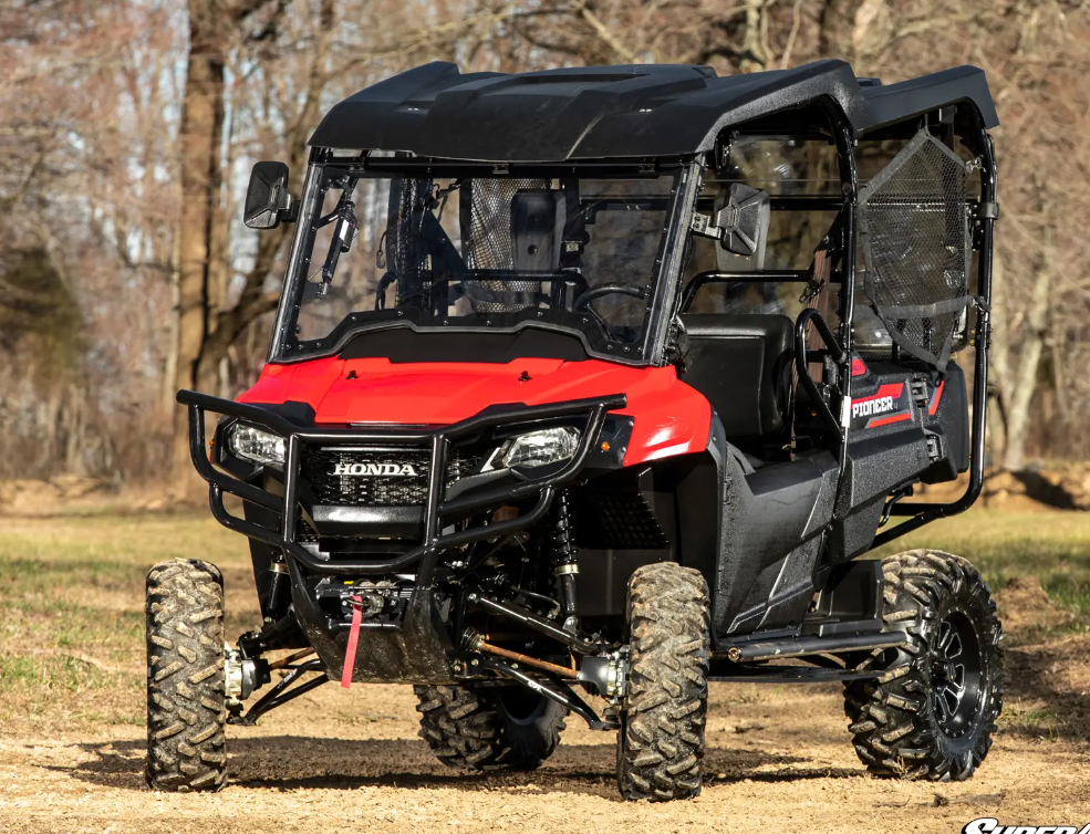 SuperATV Maxdrive Power Windshield For Honda Pioneer 700 / 700-4 2014+ - Image 2