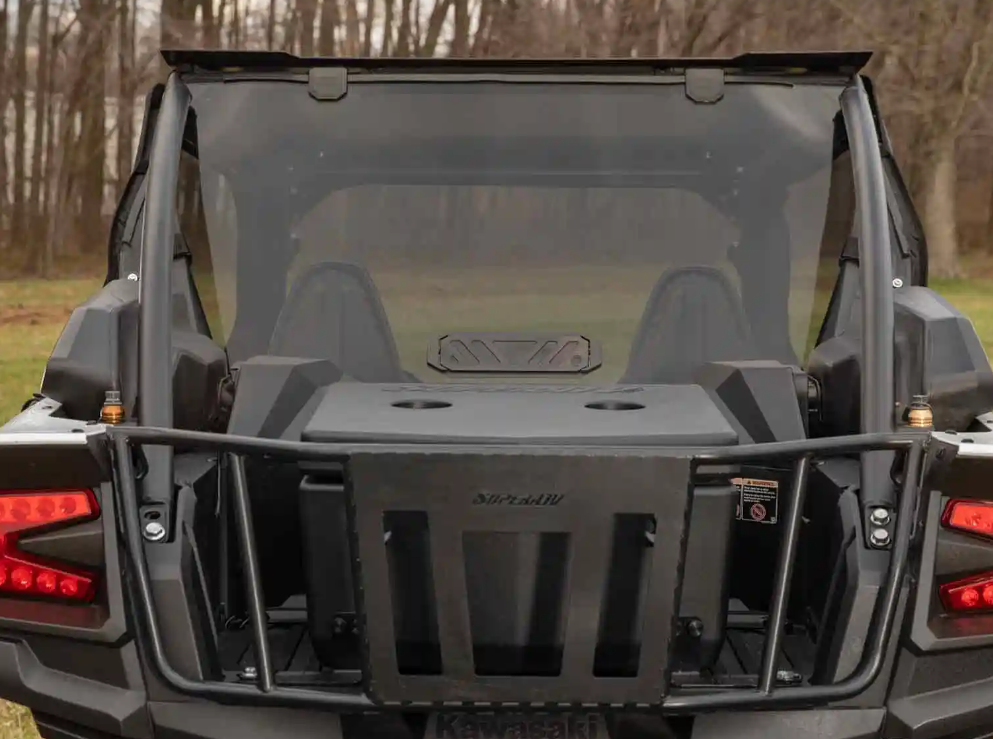 SuperATV Rear Vented Windshield For Kawasaki Teryx KRX 1000 - Image 4