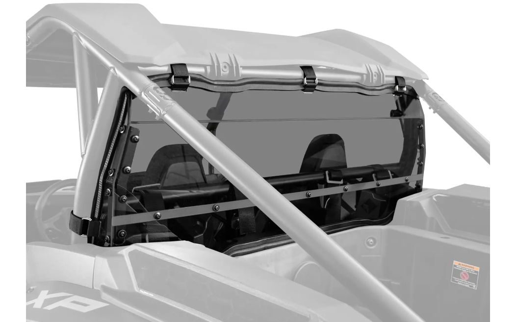 SuperATV Dark Tinted Rear Windshield For Polaris RZR XP 1000 2024+