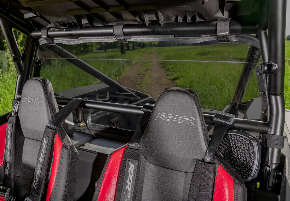 SuperATV Dark Tinted Rear Windshield For Polaris RZR XP 1000 2024+ - Image 4