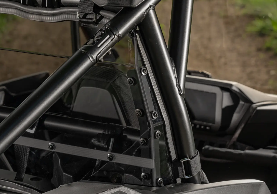 SuperATV Dark Tinted Rear Windshield For Polaris RZR XP 1000 2024+ - Image 5