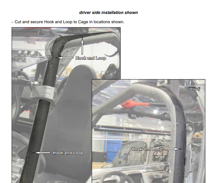 SuperATV Primal Soft Cab Enclosure Upper Doors For Yamaha RMAX 2 2021+ - Image 6