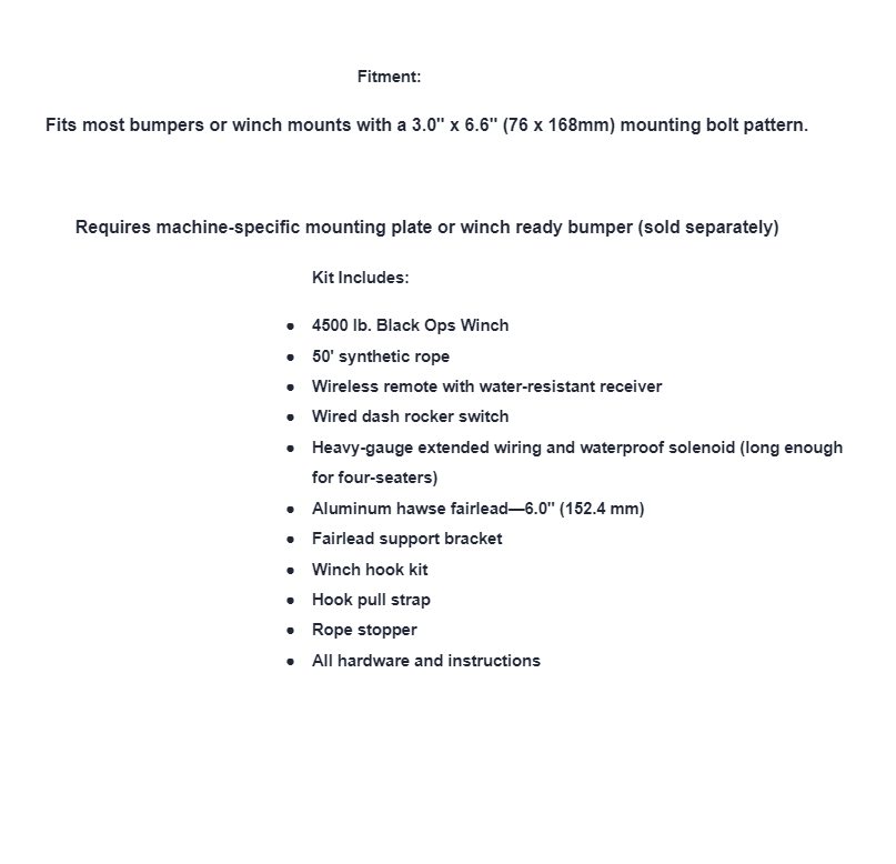 SuperATV 4500 Lb. UTV/ATV Winch With Wireless Remote & Synthetic Rope - Image 14