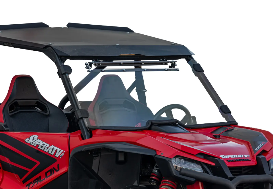 SuperATV Scratch Resistant Vented Full Windshield For Honda Talon