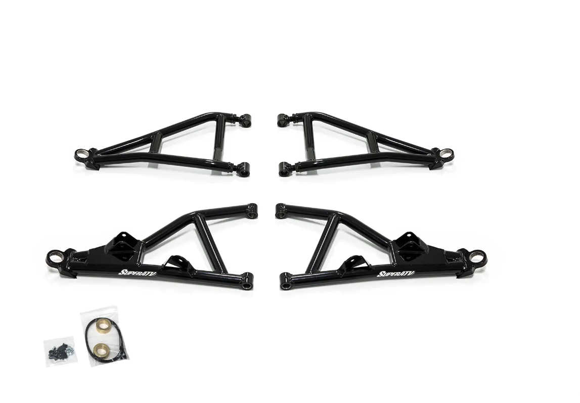 SuperATV High Clearance 2" Forward Offset A-Arms For Can-Am Defender HD10