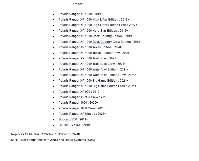 SuperATV Rhino 2.0 Rear Heavy Duty Axle For Polaris Ranger/ XP / Bobcat - Image 7