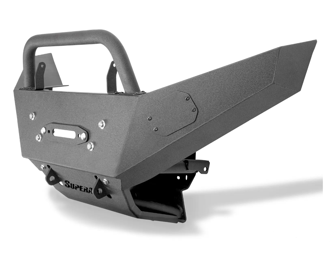 SuperATV Winch Ready Bumper With Bull Bar For Polaris XP 1000