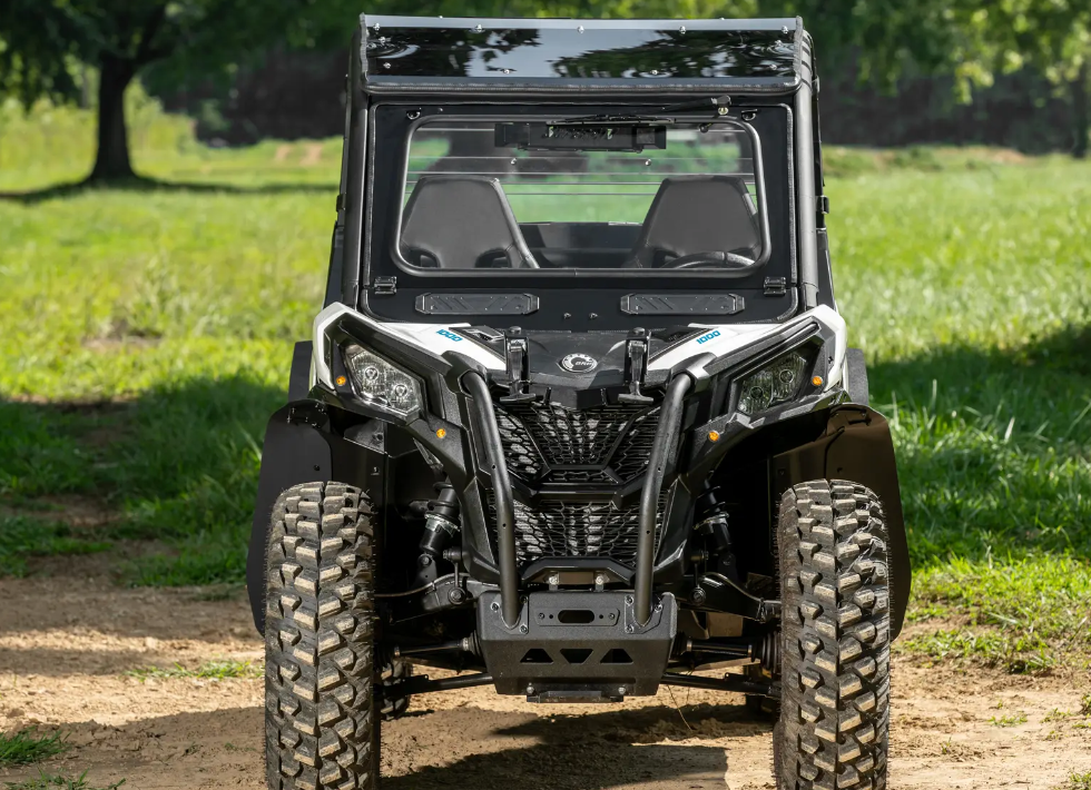 SuperATV FLp Down Glass Windshield For Can-Am Maverick Sport/ Trail - Image 2
