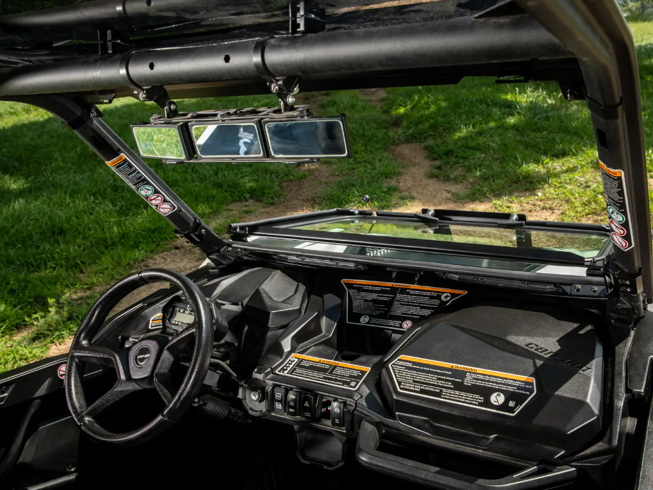 SuperATV FLp Down Glass Windshield For Can-Am Maverick Sport/ Trail - Image 6